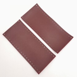 Angel Çanta Aksesuar Suni Deri Tutma Sapı Bordo Simit Sap 17x7.5 Cm - Angel Çanta Aksesuar