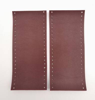 Angel Çanta Aksesuar Suni Deri Tutma Sapı Bordo Simit Sap 17x7.5 Cm - 2
