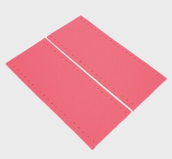 Angel Çanta Aksesuar Suni Deri Tutma Sapı Fuşya Simit Sap 17x7.5 Cm - Angel Çanta Aksesuar