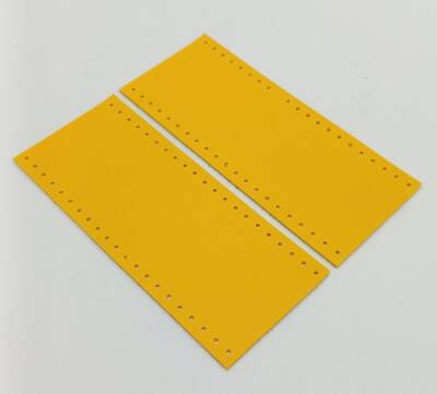 Angel Çanta Aksesuar Suni Deri Tutma Sapı Sarı Simit Sap 17x7.5 Cm - 1