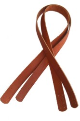 Angel Çanta Aksesuar Taba Renk Gerçek Deri 70X2.3 Cm Çift Sap - Angel Çanta Aksesuar