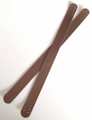 Angel Çanta Aksesuar Tek Kat Kalın Suni Deri El Çanta Sapı 35 Cm Bakır Renk - 1