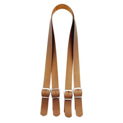 Angel Çanta Aksesuar Tokalı Model Suni Deri Bakır Renk Çift Çanta Sapı Gümüş Metal - 1