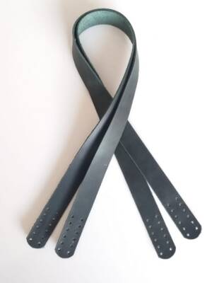 Angel Çanta Aksesuar Yeşil Crazy Oil Renk Gerçek Deri 70X2.3 Cm Çift Sap - 1