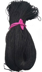 Angel Çanta Aksesuar Kağıt İp Siyah Renk 500 Gr - Angel Çanta Aksesuar