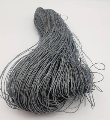 Angel Çanta Aksesuar Koyu Gri-Yeşil Renk Kağıt İp 250 Gr - 1