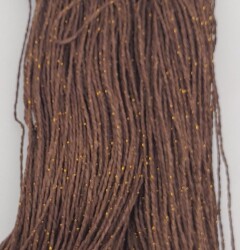 Angel Çanta Aksesuar Simli Kağıt İp Kahverengi 400 gr - Angel Çanta Aksesuar