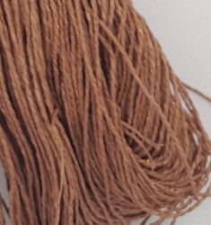 Angel Çanta Aksesuar Simli Kağıt İp Karamel Renk 170 gr - Angel Çanta Aksesuar