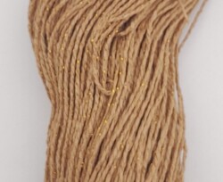 Angel Çanta Aksesuar Simli Kağıt İp Koyu Hasır Renk 500 gr - Angel Çanta Aksesuar