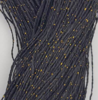 Angel Çanta Aksesuar Simli Kağıt İp Siyah Renk 450 gr - 1