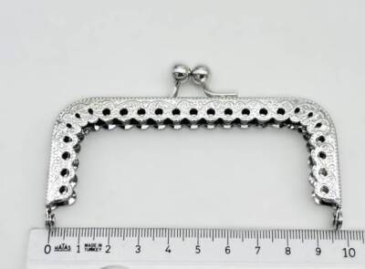 Angel Çanta Aksesuar 10 Cm Cüzdan Klipsi Silvery Renk - 1