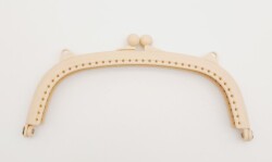 Angel Çanta Aksesuar 16 cm Plastik Cüzdan Klipsi Bej Renk - Angel Çanta Aksesuar