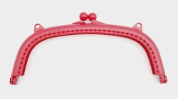 Angel Çanta Aksesuar 16 cm Plastik Cüzdan Klipsi Koyu Fuşya Renk - Angel Çanta Aksesuar