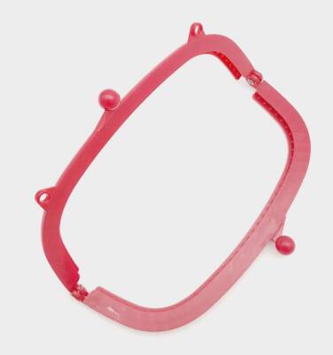 Angel Çanta Aksesuar 16 cm Plastik Cüzdan Klipsi Koyu Fuşya Renk - 2