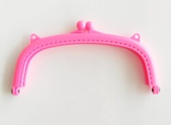 Angel Çanta Aksesuar 16 Cm Plastik Cüzdan Klipsi Pembe - Angel Çanta Aksesuar