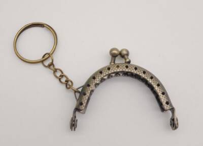 Angel Çanta Aksesuar 5 Cm Anahtarlıklı Cüzdan Klipsi Antik Metal - 1