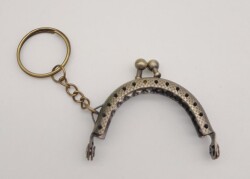 Angel Çanta Aksesuar 5 Cm Anahtarlıklı Cüzdan Klipsi Antik Metal - Angel Çanta Aksesuar