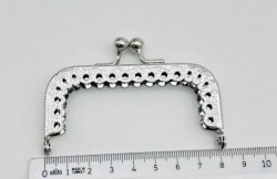 Angel Çanta Aksesuar 8 Cm Cüzdan Klipsi Silvery Renk - Angel Çanta Aksesuar