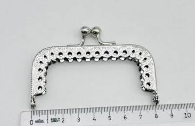 Angel Çanta Aksesuar 8 Cm Cüzdan Klipsi Silvery Renk - 1