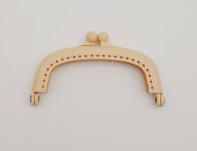 Angel Çanta Aksesuar 9 cm Plastik Cüzdan Klipsi Bej Renk - 1