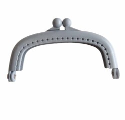 Angel Çanta Aksesuar 9 Cm Plastik Cüzdan Klipsi Gri Pc21 - Angel Çanta Aksesuar