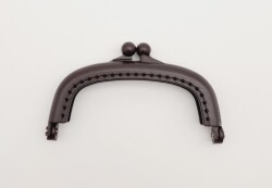 Angel Çanta Aksesuar 9 cm Plastik Cüzdan Klipsi Kahverengi - Angel Çanta Aksesuar