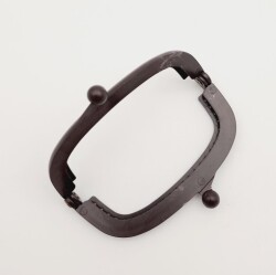 Angel Çanta Aksesuar 9 cm Plastik Cüzdan Klipsi Kahverengi - 2