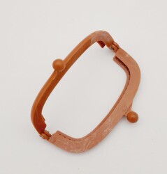 Angel Çanta Aksesuar 9 cm Plastik Cüzdan Klipsi Taba Renk - 2