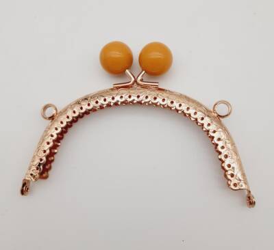 Angel Çanta Aksesuar Hardal Renk Toplu Cüzdan Klipsi Cüzdan Bursu 12,5 Cm Light Gold Renk - 1