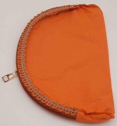 Angel Çanta Aksesuar D Model 30X20 Cm Dikilmiş Fermuarlı Astar Taba Renk - Angel Çanta Aksesuar