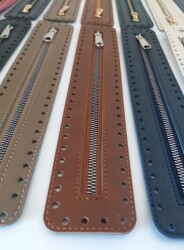 Angel Çanta Aksesuar Derili Fermuar Yeni Model Vizon 30 Cm Light Gold - 2