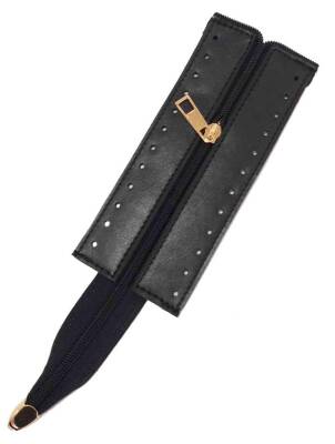 Angel Çanta Aksesuar Siyah Renk 17 Cm Derili Fermuar - 1