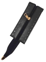 Angel Çanta Aksesuar Siyah Renk 17 Cm Derili Fermuar - Angel Çanta Aksesuar