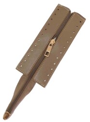 Angel Çanta Aksesuar Vizon Renk 17 Cm Derili Fermuar - Angel Çanta Aksesuar