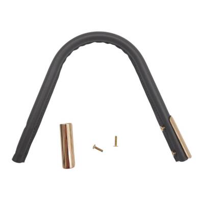 Angel Çanta Aksesuar Suni Derili Metal Çanta Sapı Gri Renk Light Gold Metal 1 Adet - 2