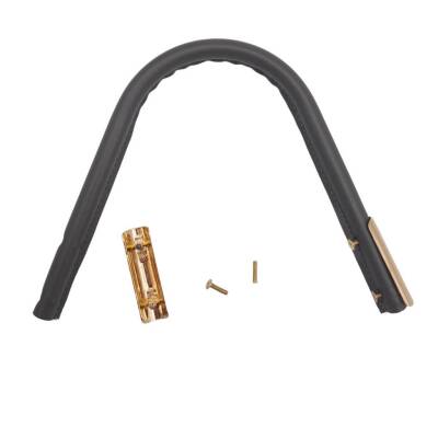 Angel Çanta Aksesuar Suni Derili Metal Çanta Sapı Gri Renk Light Gold Metal 1 Adet - 3