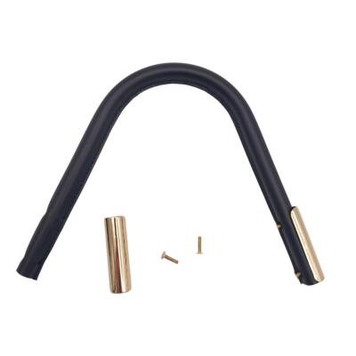 Angel Çanta Aksesuar Suni Derili Metal Çanta Sapı Lacivert Renk Light Gold Metal 1 Adet - 2