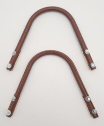 Angel Çanta Aksesuar ZT Model Suni Derili Metal Çanta Sapı Taba Renk Light Gold Metal - 3