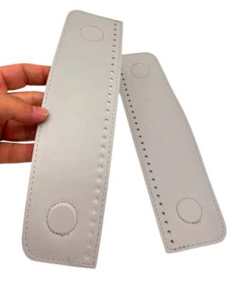 Angel Çanta Aksesuar Açık Gri Suni Derili Çift Gizli Mıknatıs - 1