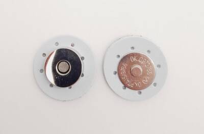 Angel Çanta Aksesuar Bebe Mavi Suni Derili Mıknatıslı Çıtçıt Gümüş Metalli - 1