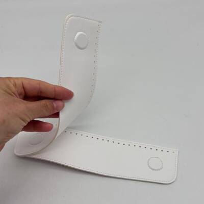 Angel Çanta Aksesuar Beyaz Suni Derili Çift Gizli Mıknatıs - 1