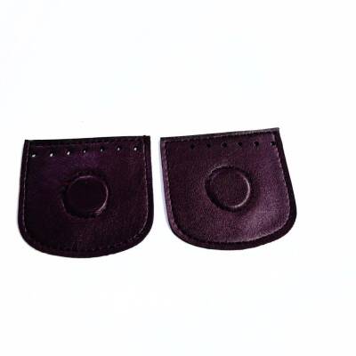 Angel Çanta Aksesuar Bordo Suni Derili Tek Dikim Gizli Mıknatıs - 1