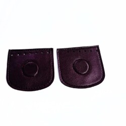 Angel Çanta Aksesuar Bordo Suni Derili Tek Dikim Gizli Mıknatıs - Angel Çanta Aksesuar