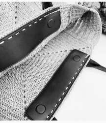 Angel Çanta Aksesuar Gerçek Derili Gizli Mıknatıslı Çıtçıt Siyah - Angel Çanta Aksesuar