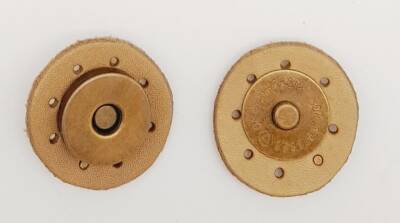 Angel Çanta Aksesuar Gerçek Derili Mıknatıslı Çıtçıt Ham Doğal Renk Antik Metalli - 1