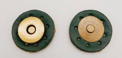 Angel Çanta Aksesuar Gerçek Derili Mıknatıslı Çıtçıt Yeşil Antik Metalli - 1