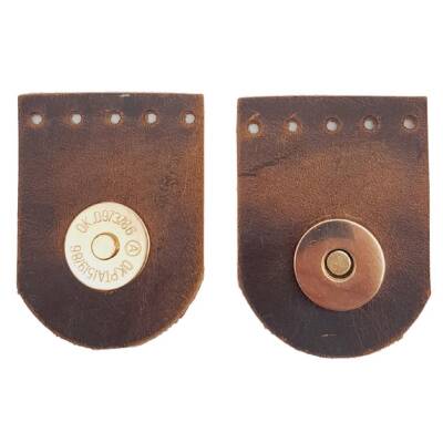 Angel Çanta Aksesuar Gerçek Derili Tek Dikim Mıknatıslı Çıtçıt Crazy Oil Hardal Sarı Renk Light Gold Metalli - 1