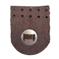 Angel Çanta Aksesuar Gerçek Derili Tek Dikim Mıknatıslı Çıtçıt Koyu Kahve Renk Antik Metalli - 3