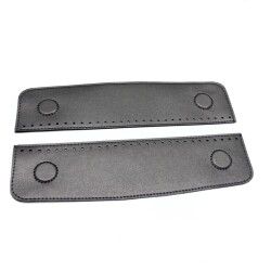 Angel Çanta Aksesuar Gri Suni Derili Çift Gizli Mıknatıs - Angel Çanta Aksesuar