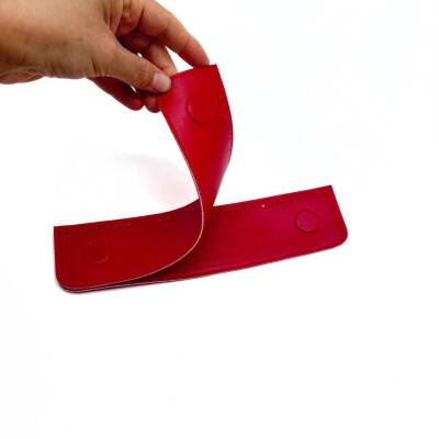 Angel Çanta Aksesuar Kırmızı Suni Derili Çift Gizli Mıknatıs - 1